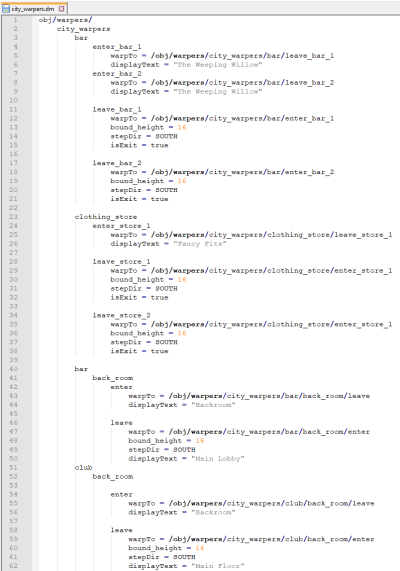 city_warpers.dm as viewed in Notepad++ city_warpers.dm as viewed in Notepad++